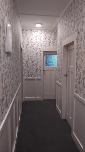 Customer photo review of Folia - Blossoming Tree Wallpaper - Cream/Pink- Discontinuing