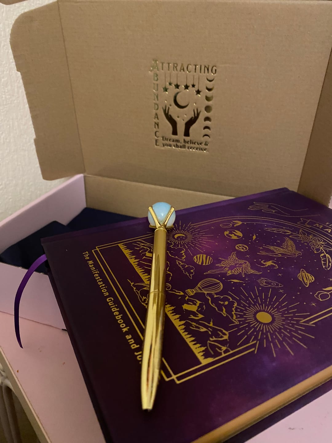 Customer photo review of Timeless Magic Manifestation Journal & Guidebook
