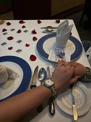 Customer photo review of Cena Romántica