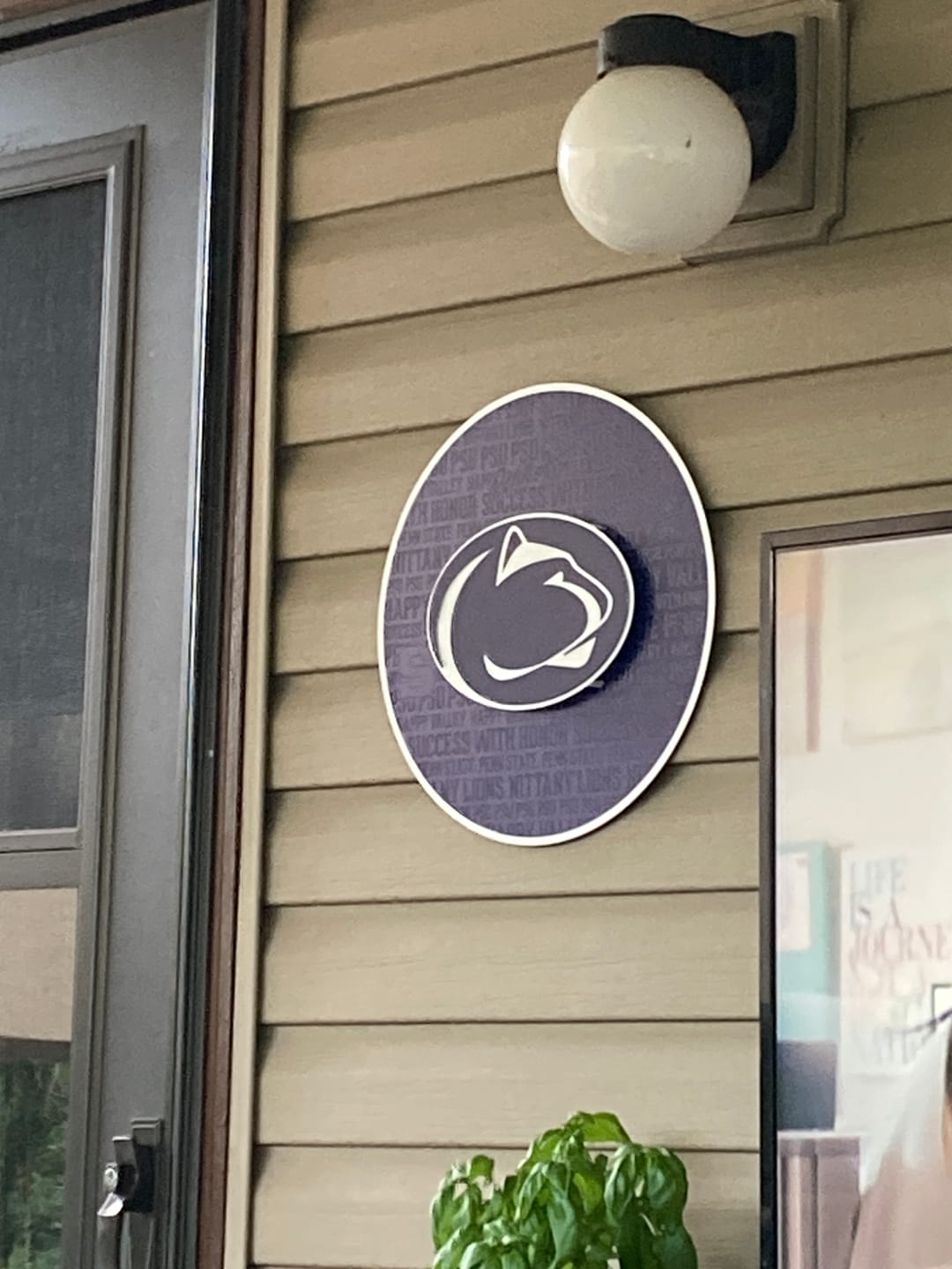 Customer photo review of Penn State CRAFT SERIES 3D Embossed Metal Wall Art