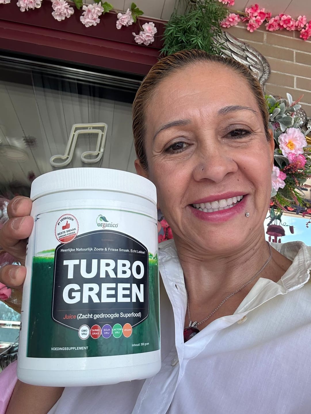 Customer photo review of ORGANICO TURBO GREEN JUICE