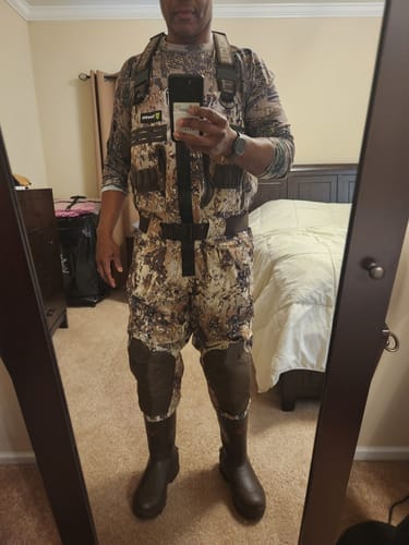 Customer photo review of QuestWade Elite Comfort Zip Breathable Waders