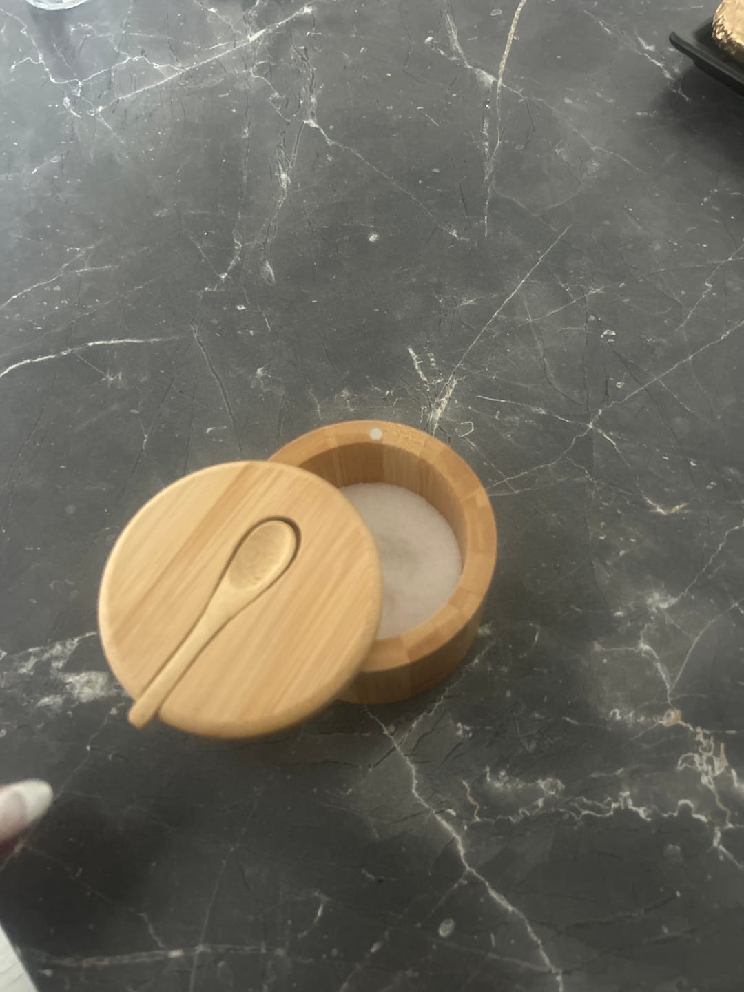 Customer photo review of Bamboo Pot with Spoon