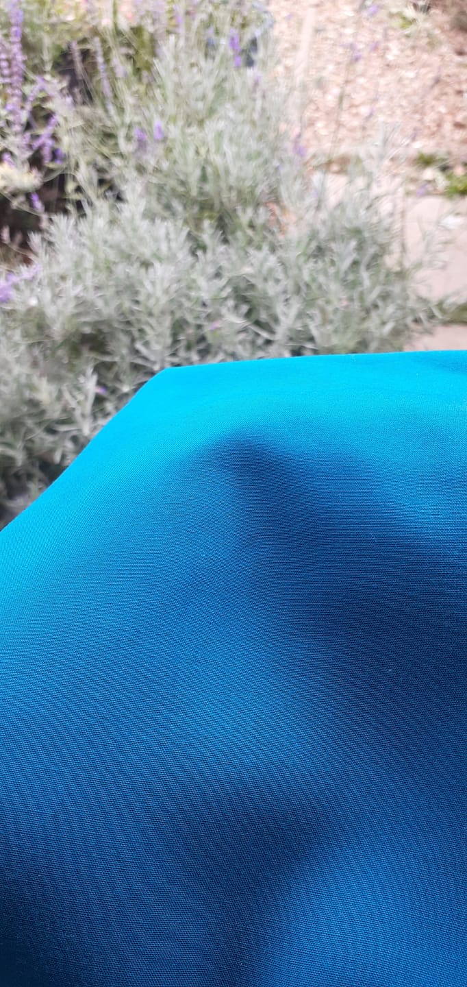 Customer photo review of Plain Viscose Poplin Fabric