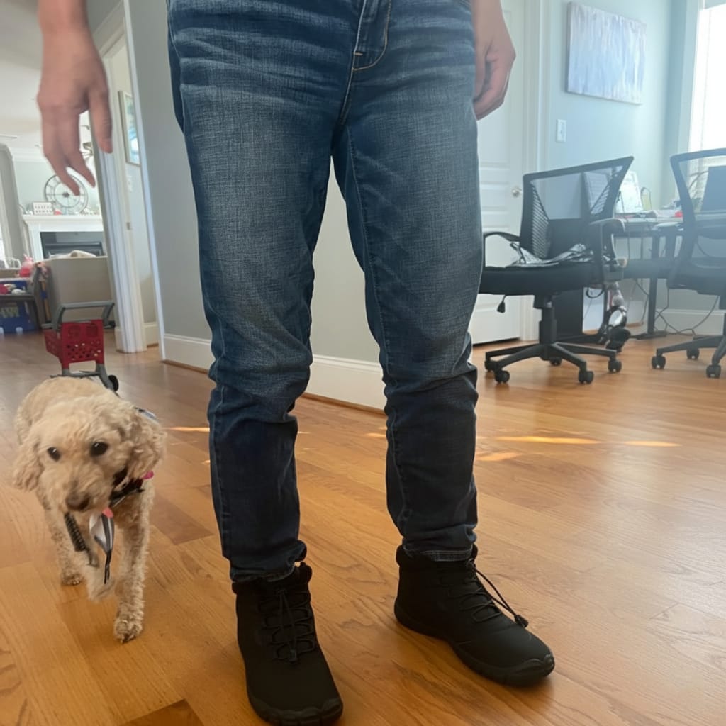 Customer photo review of Willow - Healthy Non-Slip & Water-Resistant Grounding Barefoot Boots