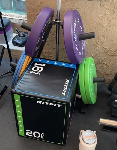 Customer photo review of RitFit 3-in-1 Plyo Box Soft Foam Box Jump Platform