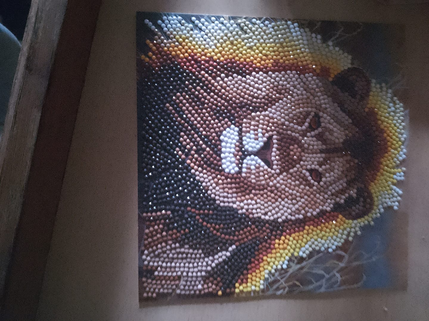 Customer photo review of "Change" Crystal Art Card by Rachel Froud 18x18cm