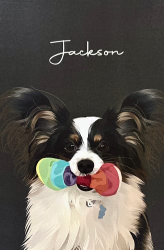Customer photo review of Pet Art Canvas Wrap