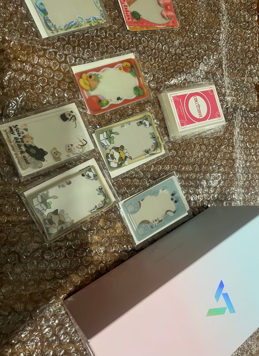 Customer photo review of Premium Photocard Sleeves for K-Pop Fans