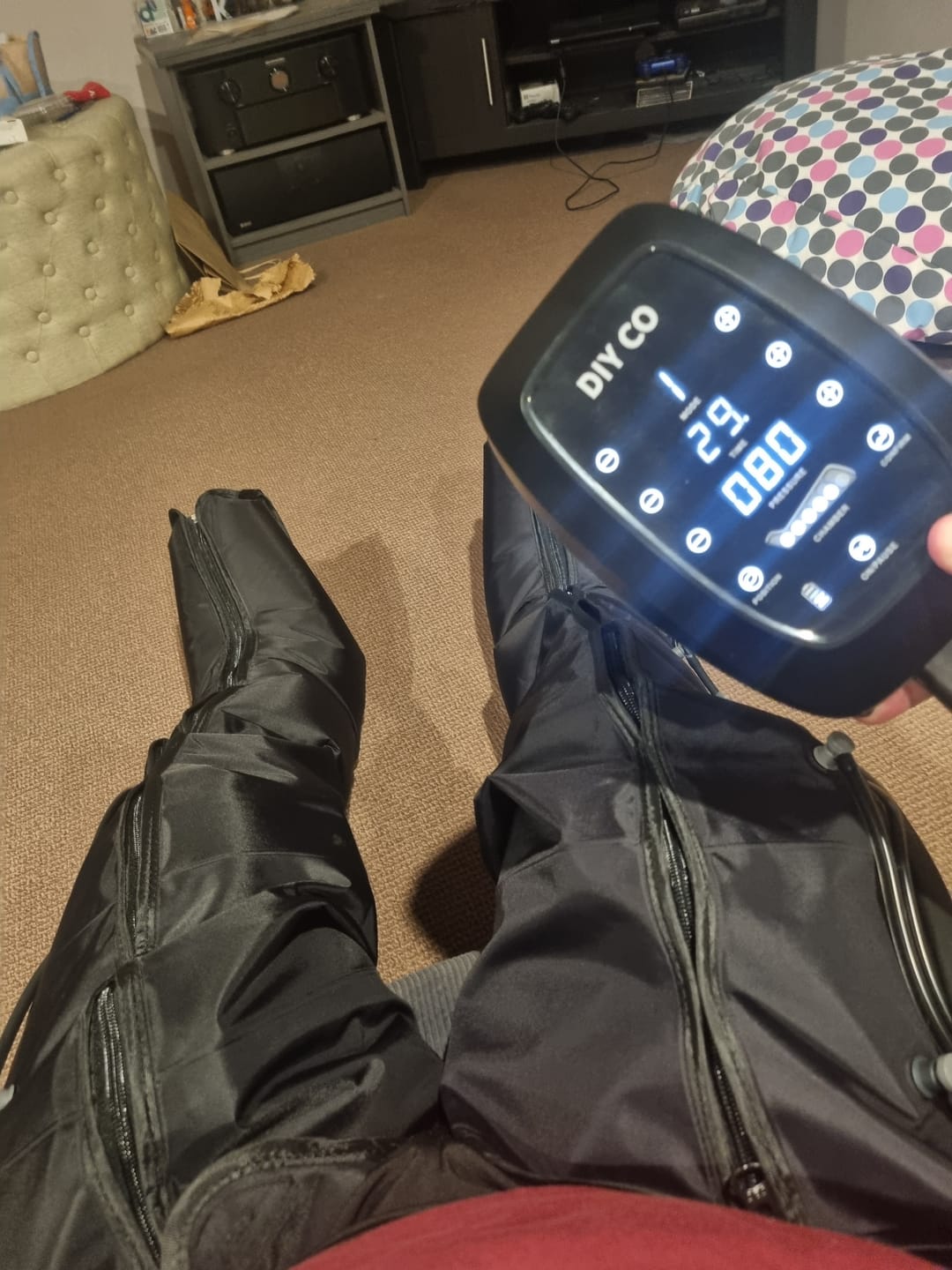 Customer photo review of 6 Chamber Recovery Boots