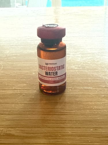Customer photo review of Bacteriostatic Water