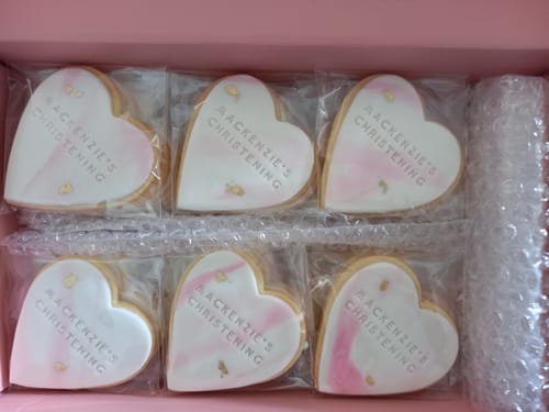 Customer photo review of Design Your Own HEART Cookies