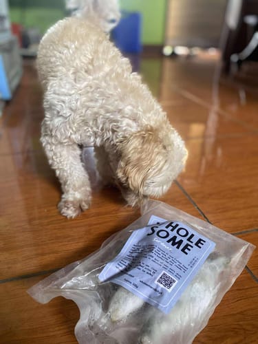 Customer photo review of Wild-Caught Sardines & Mackerel for Dogs & Cats