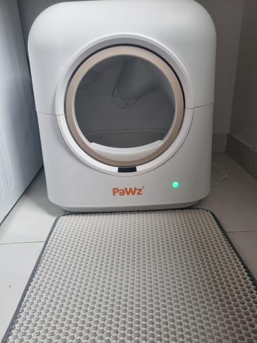 Customer photo review of AutoClean Pro Automatic Self Cleaning Cat Litter Box