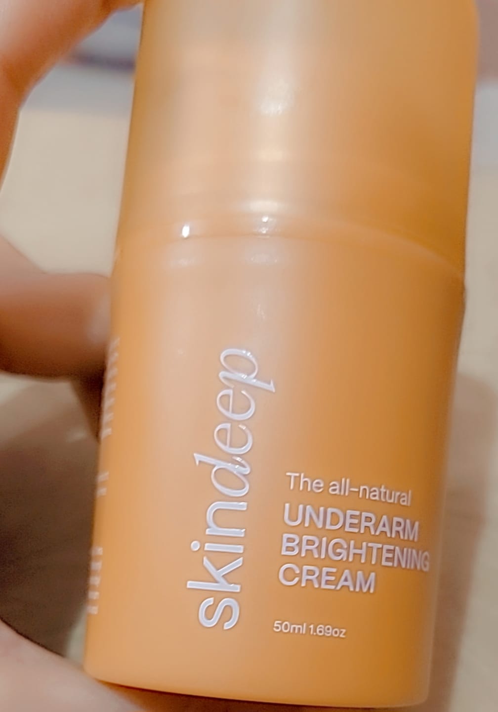 Customer photo review of THE ALL-NATURAL UNDERARM BRIGHTENING CREAM