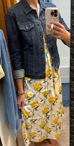 Customer photo review of Magnolias Cap Sleeve Midi Dress