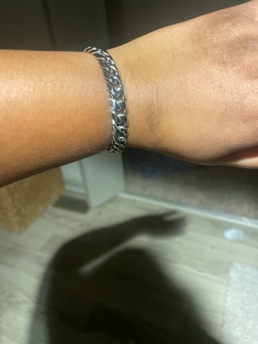 Customer photo review of CUBAN LINK BRACELET