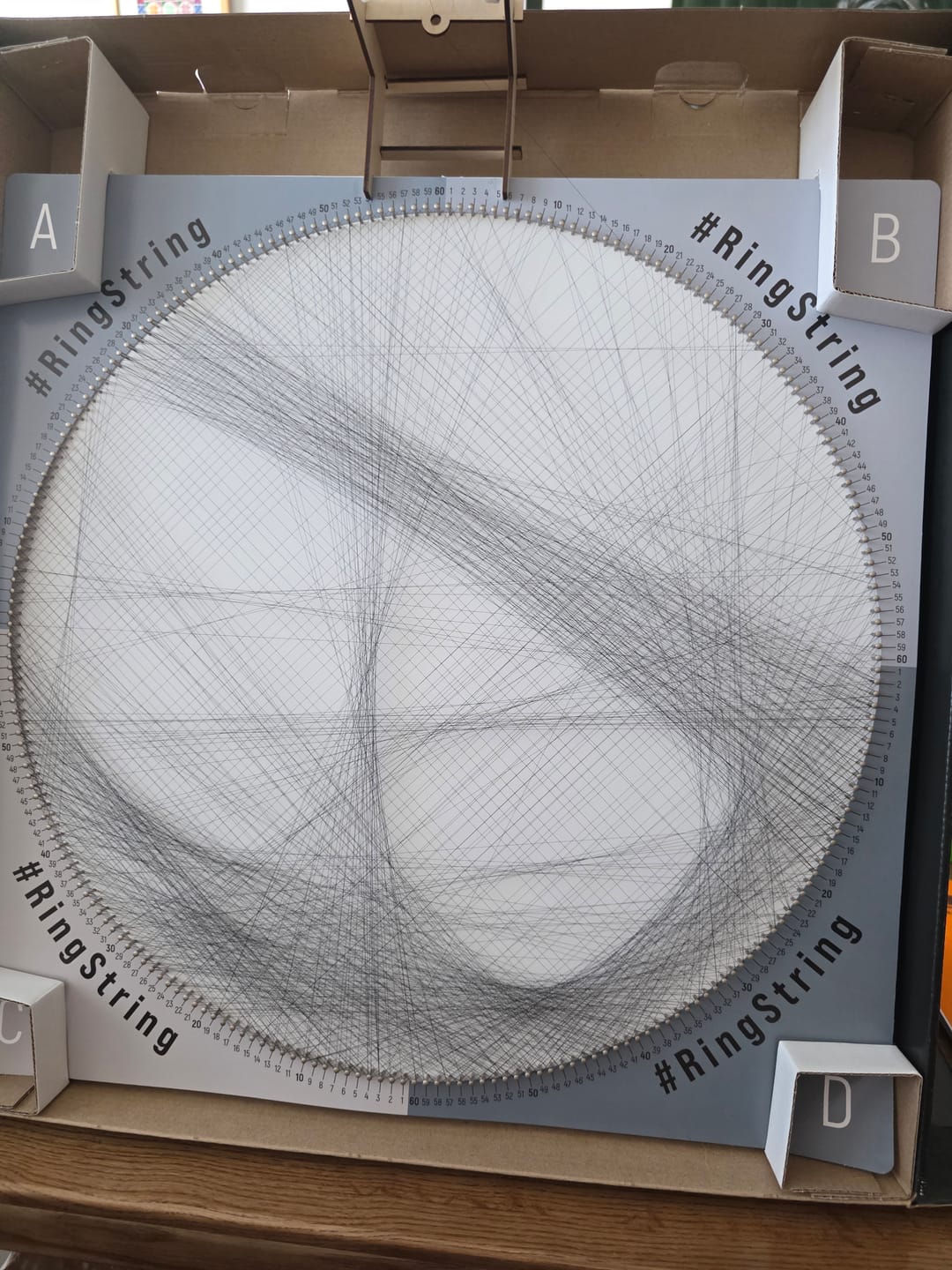 Customer photo review of יצירה בחוטים לפי תמונה אישית "RingString"