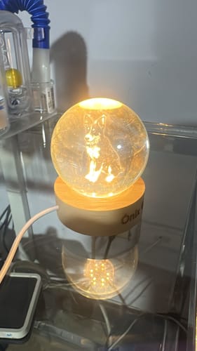 Customer photo review of Esfera de Cristal