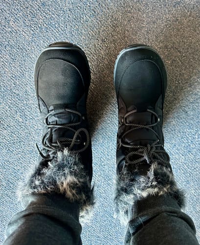 Customer photo review of Rise I - Winter Barefoot Boots