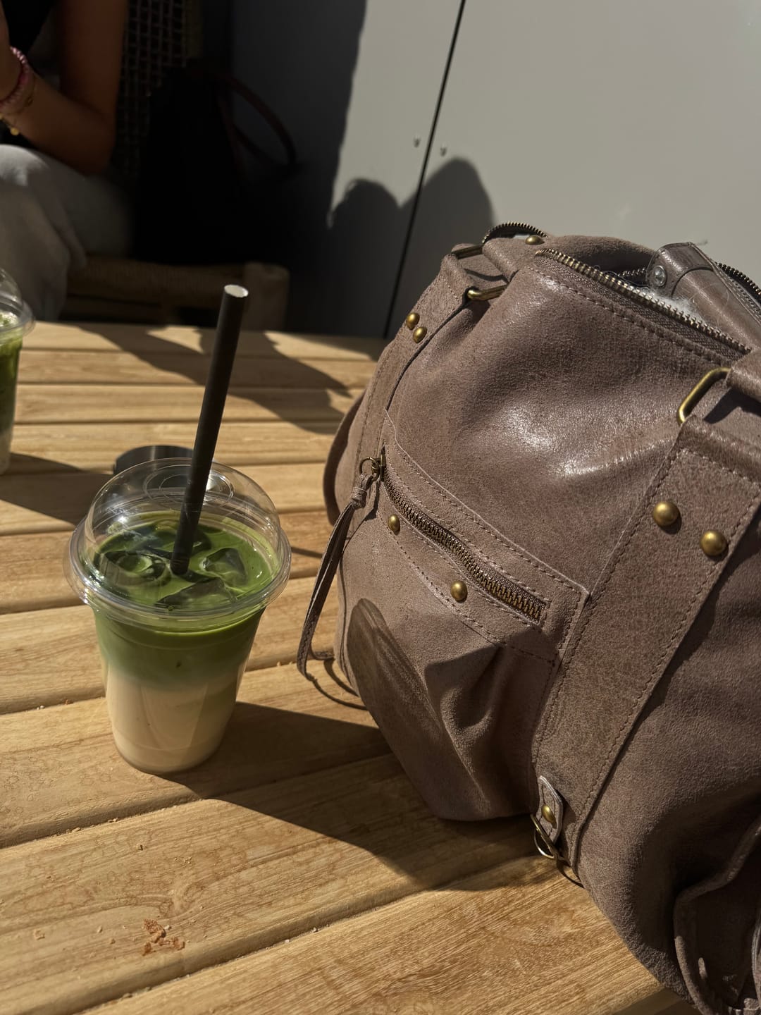 Customer photo review of It girl bag taupe