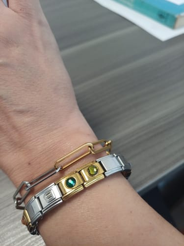 Customer photo review of Charm Birthstone Dorado