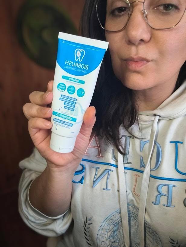 Customer photo review of Pasta Dental Natural Menta S/Flúor Hydrox. (HA) 100 gr
