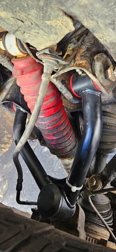 Customer photo review of Upper Control Arm For 2"-4" Lift 1988-1999 Chevy GMC K1500 4WD