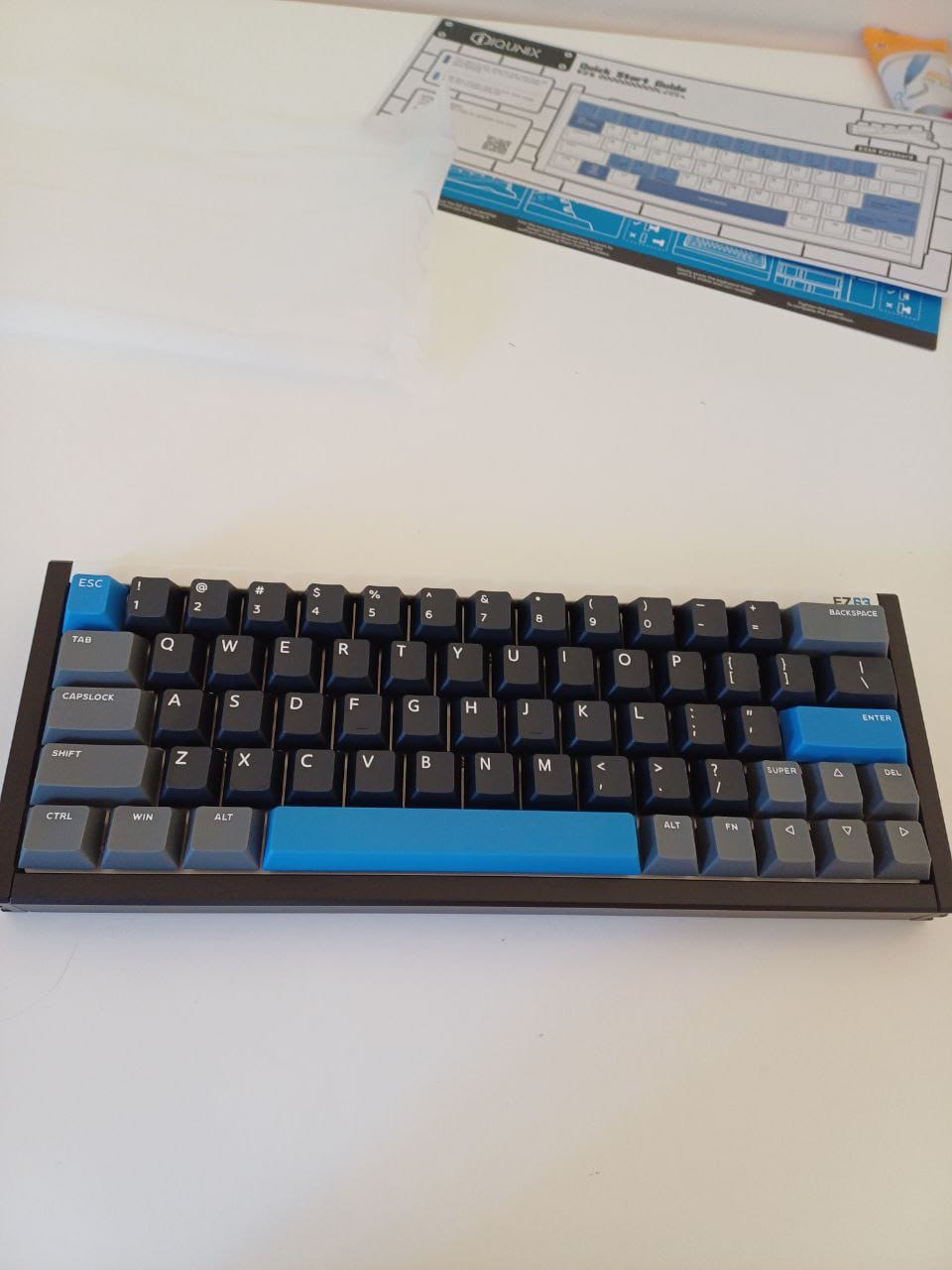 Customer photo review of IQUNIX EZ60/EZ63 Magnetic Switch Gaming HE Keyboard