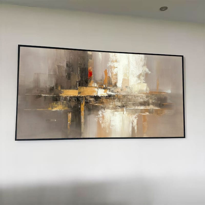 Customer photo review of Abstract Painting Canvas #AP125