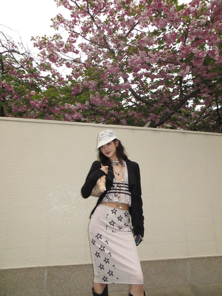 Customer photo review of IAMXIAA Cropped Moto Jacket with Asymmetric Zip