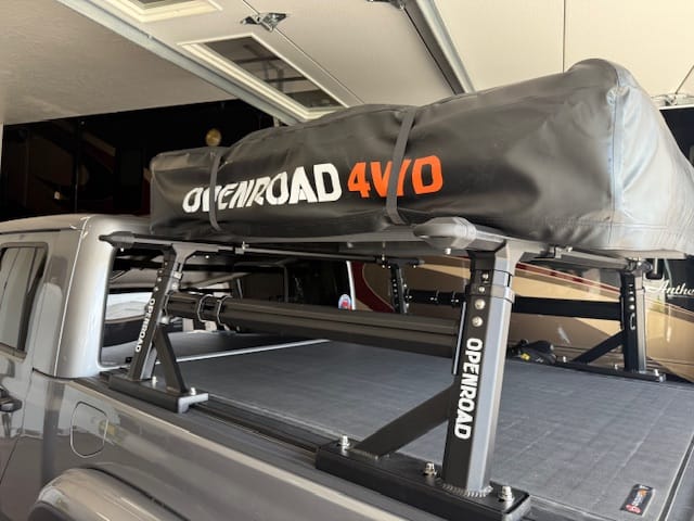 Customer photo review of OPENROAD Adjustable Bed Rack for Trucks
