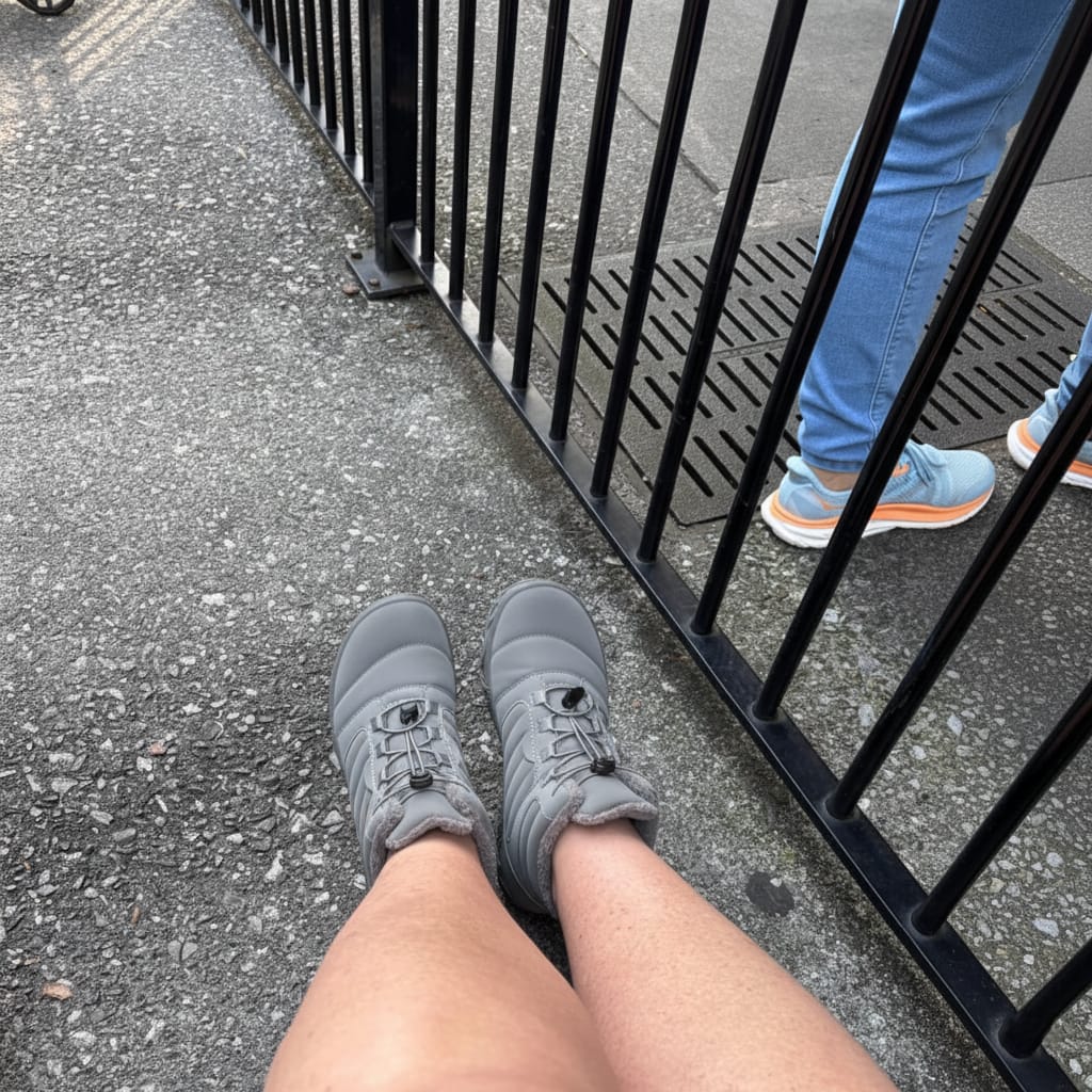 Customer photo review of Willow - Healthy Non-Slip & Water-Resistant Grounding Barefoot Boots