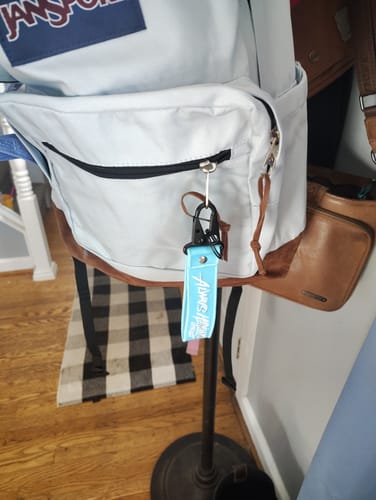 Customer photo review of ALWAYS HUSTLING KEY TAG