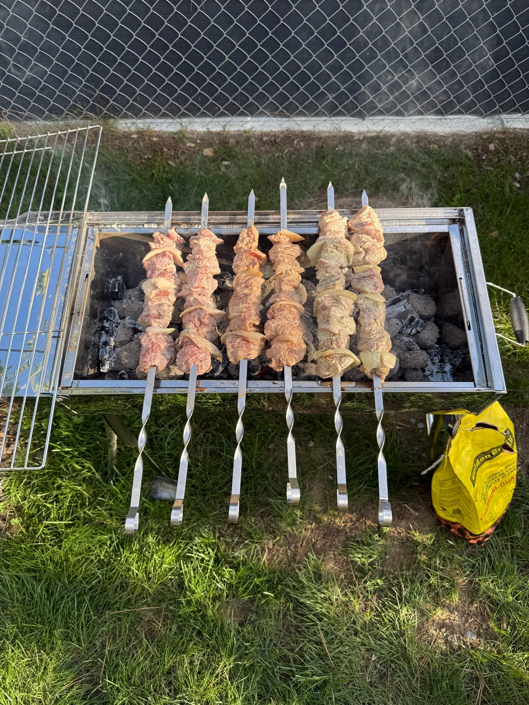 Customer photo review of Schwein-Rind-Lamm-Schaschlik Spiessli Gourmet-Box 1,5 kg