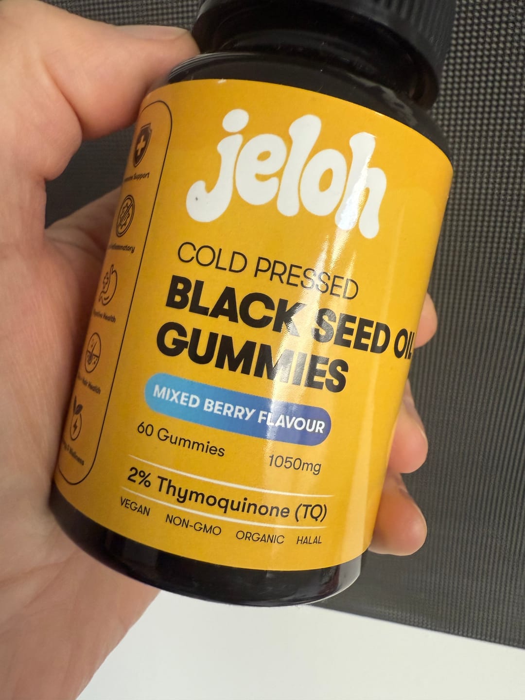 Customer photo review of Black Seed Oil Gummy