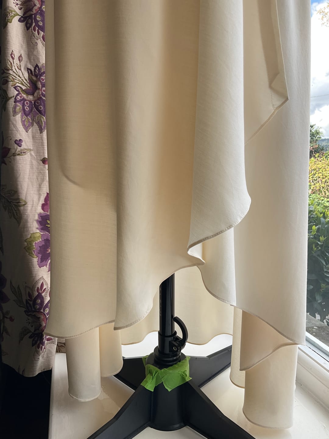 Customer photo review of Plain Viscose Poplin Fabric