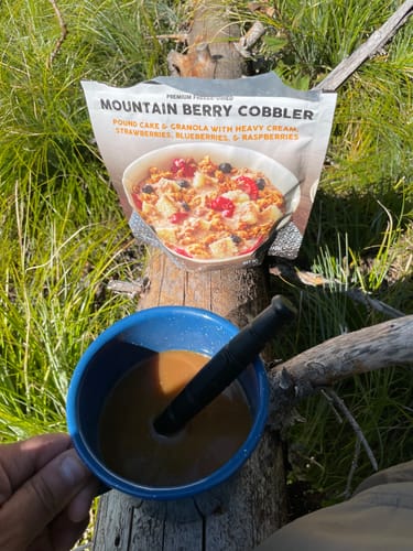 Customer photo review of Mountain Berry Cobbler