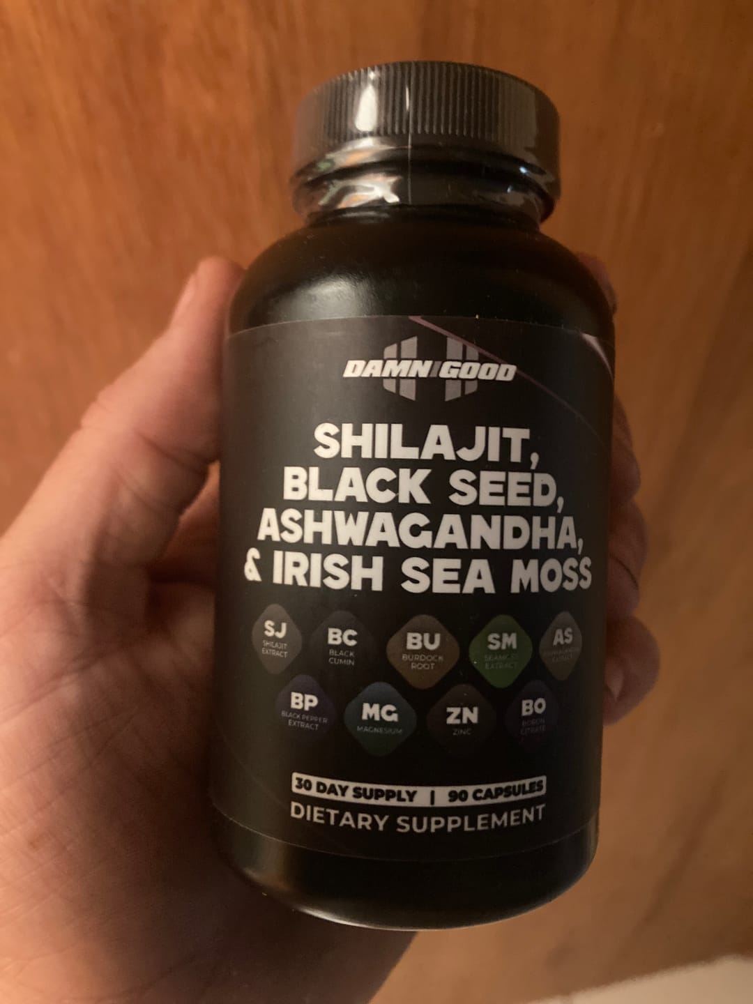 Customer photo review of Damn Good Nitric Oxide – Full Throttle Blood Flow Booster