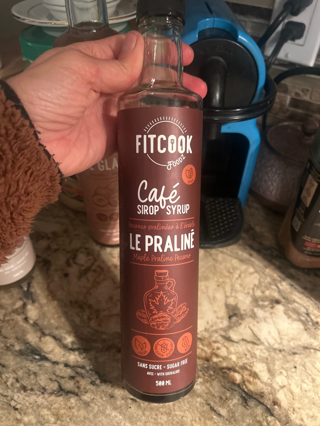 Customer photo review of Fitcook Foodz - Sirop pour Café 500ml