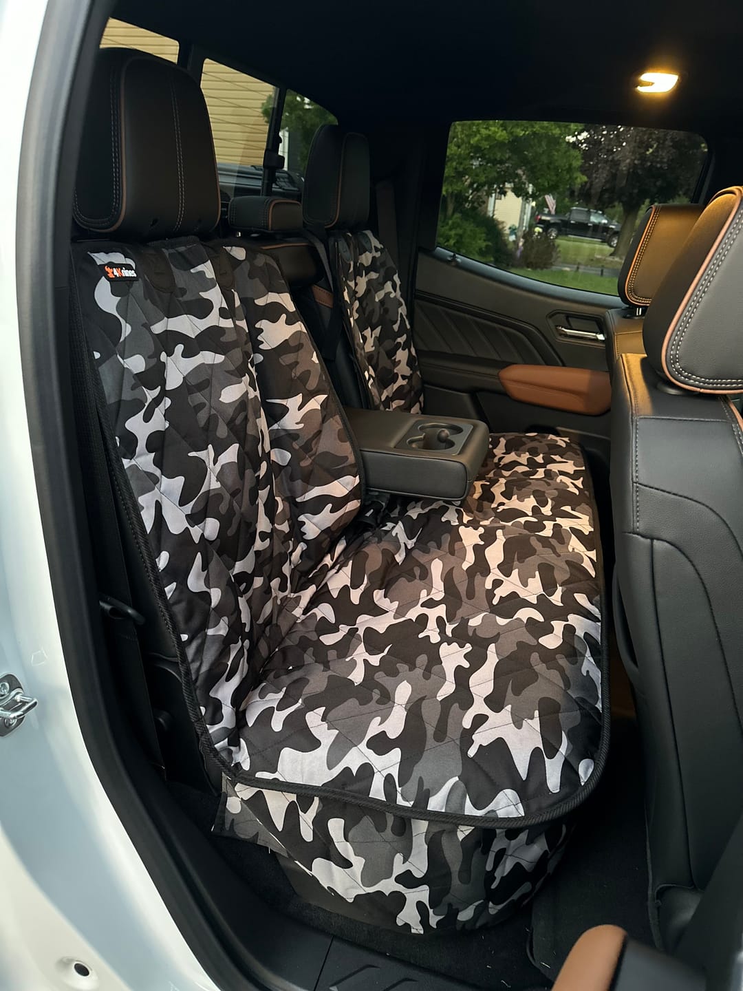 Customer photo review of Rear Seat Cover for Fold Down Seats - No Hammock - Regular