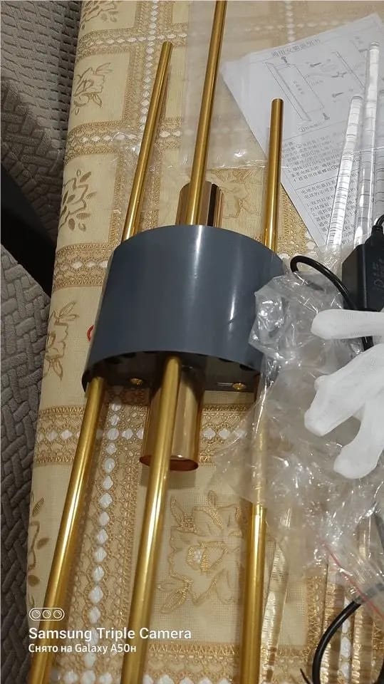 Customer photo review of Arandela de Parede Spartan Metal e Vidro