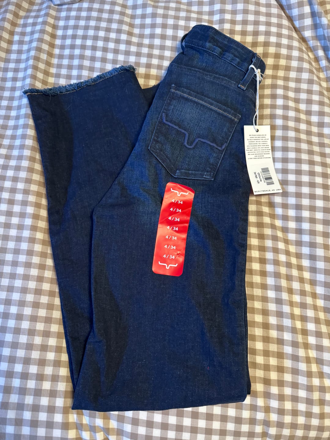 Customer photo review of Kimes Ranch Women's Olivia Dark Wash Jeans