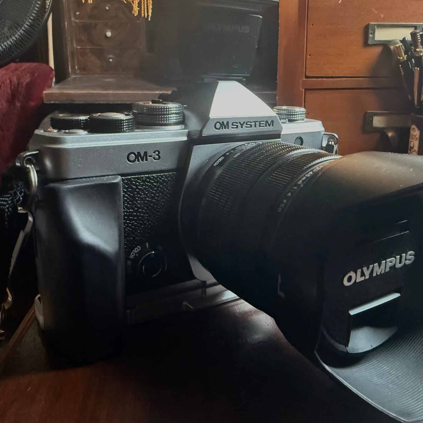 Customer photo review of Olympus OM3 Grip Wood MS Design