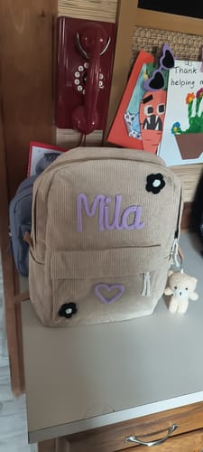 Traci M. review of KNIT & CARRY – Personalized Knitted Backpack image 1 out of 1