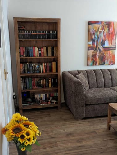 Customer photo review of WOMAN OF PERU CANVAS