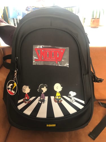 Customer photo review of Mochila Snoopy Storm Friend Street