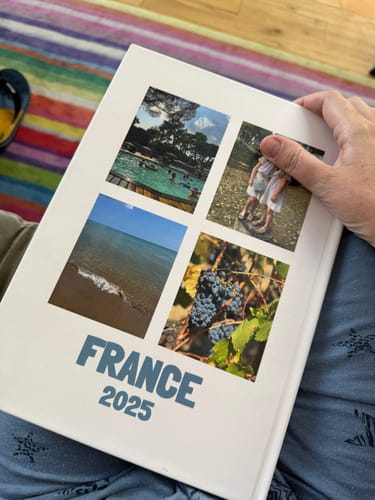 Customer photo review of Custom Travel Book