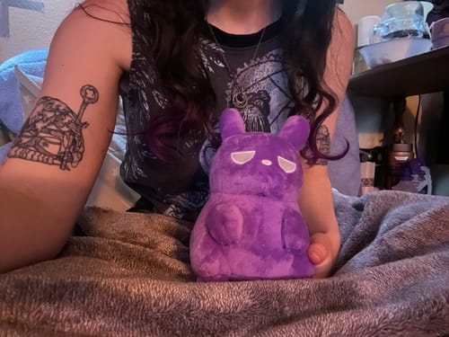 Customer photo review of Rain World - Spearmaster Slugpup Plush