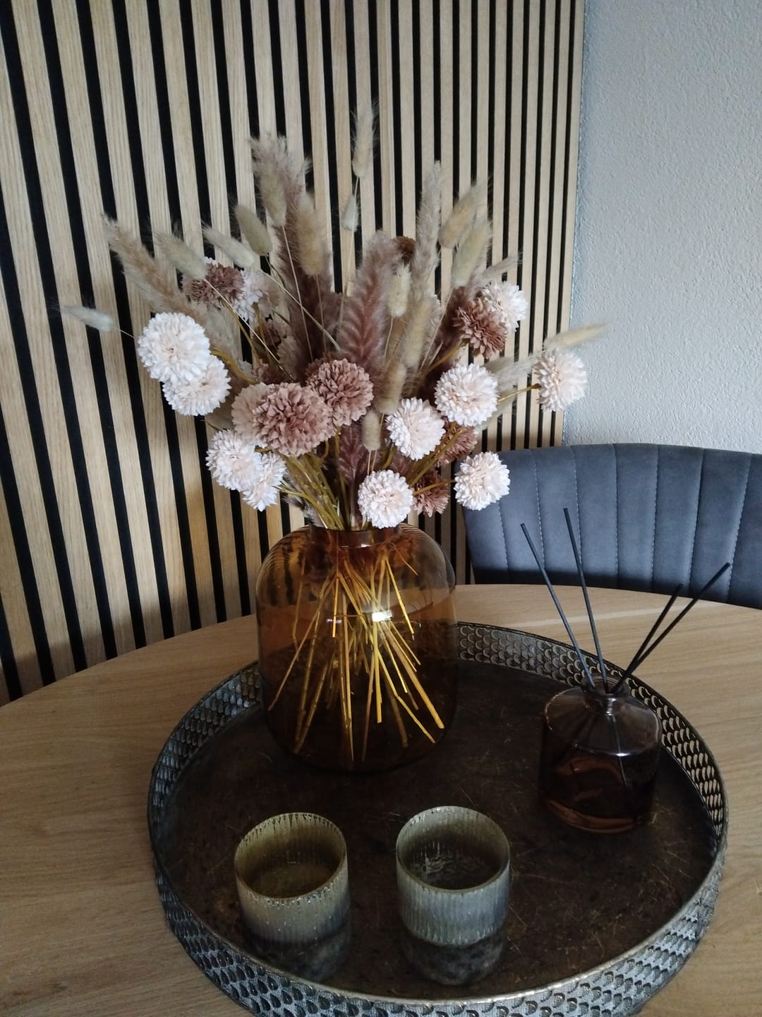 Customer photo review of Zijden Kiku Bloemen - Crème Mix